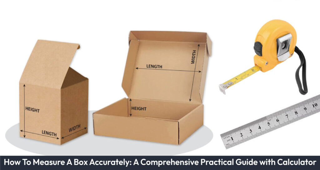 how to measure a box accurately: dimensions and instructions with calculator